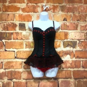 Risqué Corset & Bloomers *36C LARGE*